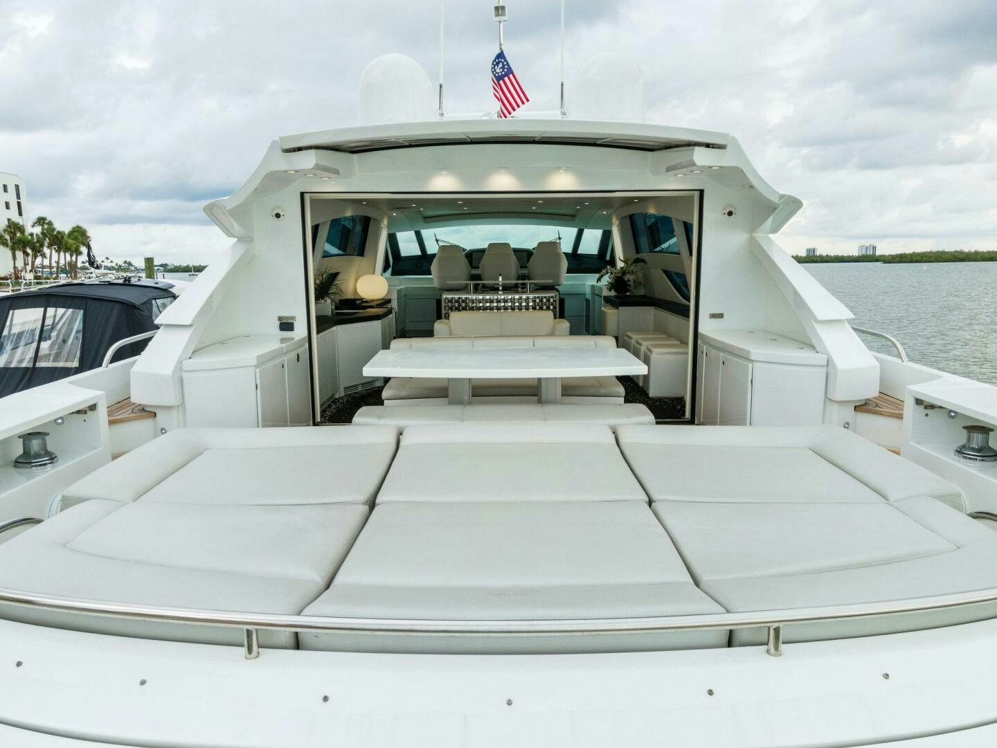 a boat on the water aboard HAWK Yacht for Sale