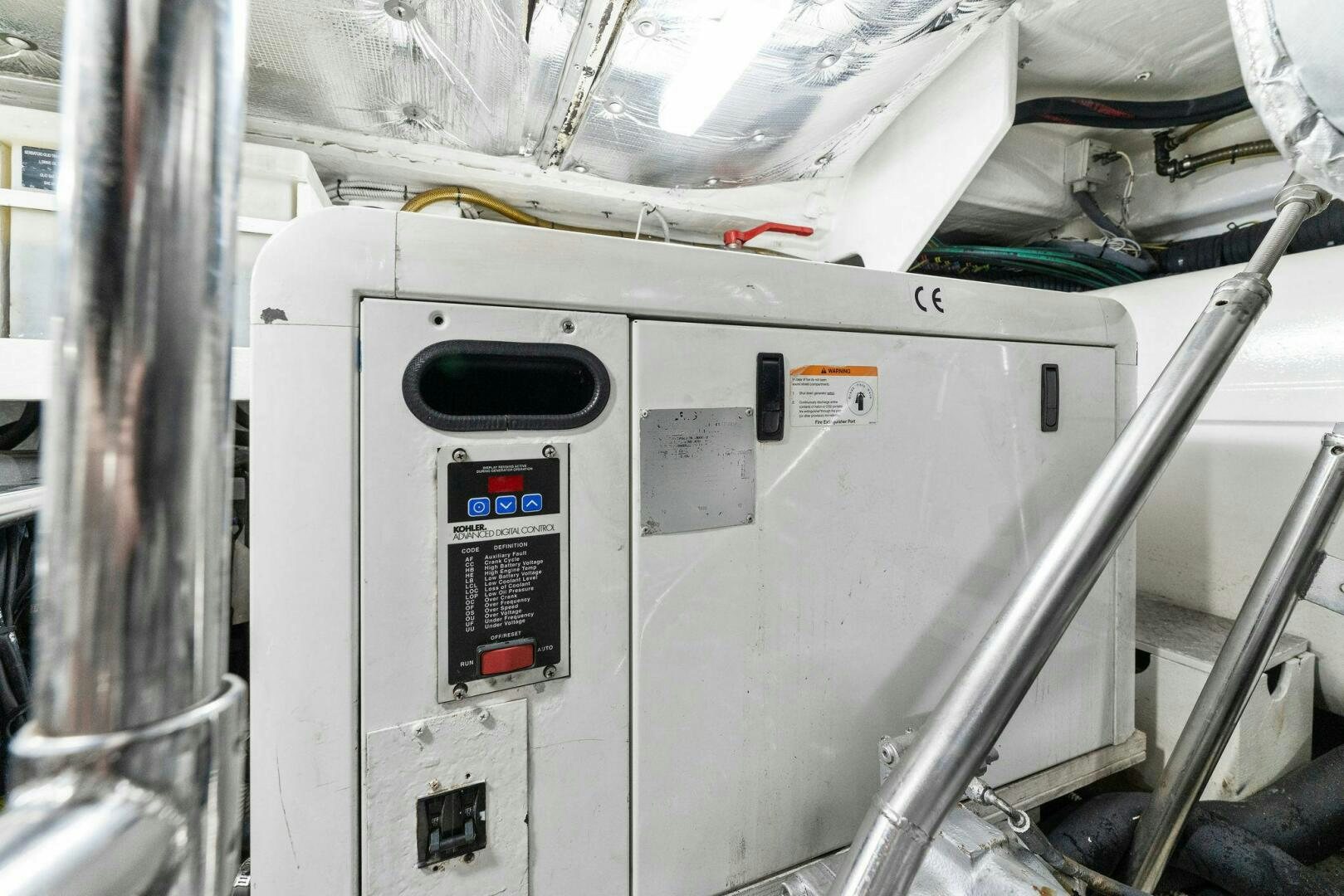 a machine with a screen aboard HAWK Yacht for Sale