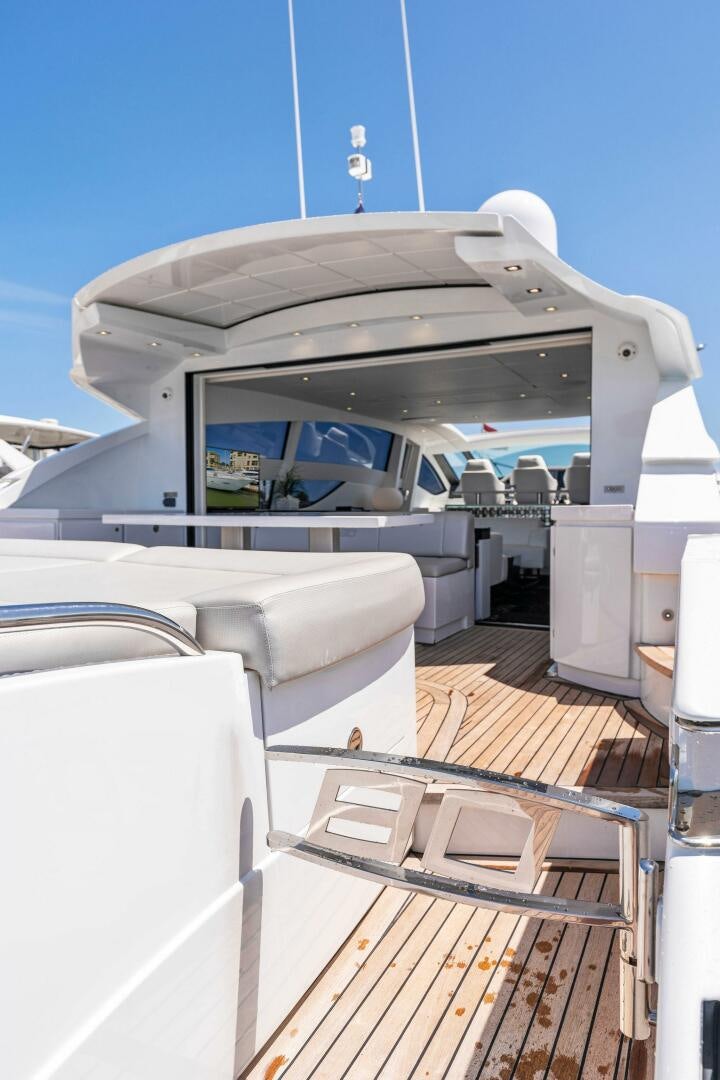 a boat on a boat aboard HAWK Yacht for Sale