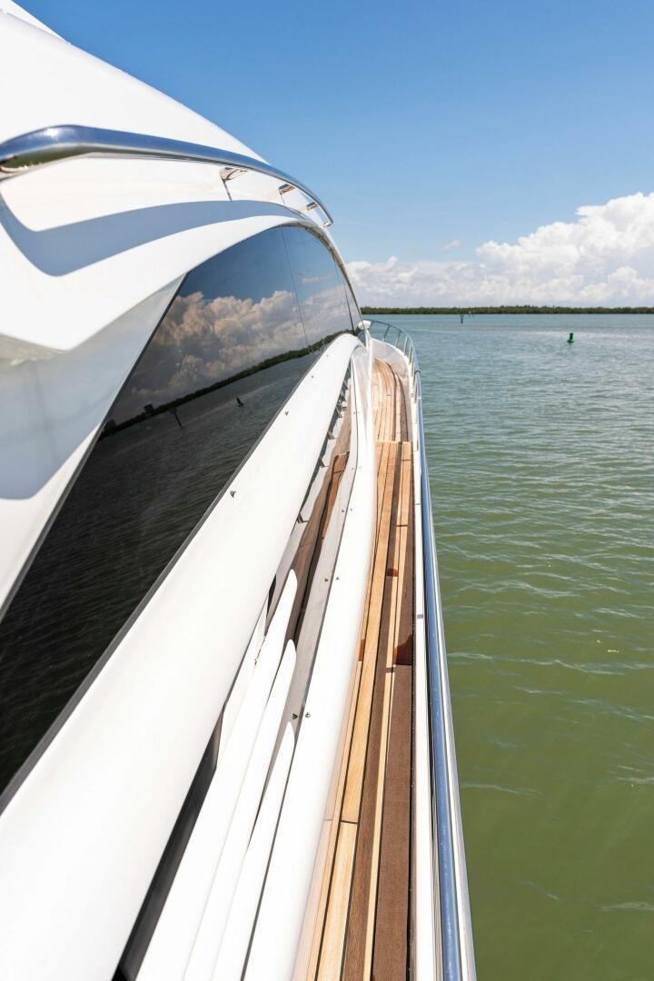 a cat on a boat aboard HAWK Yacht for Sale