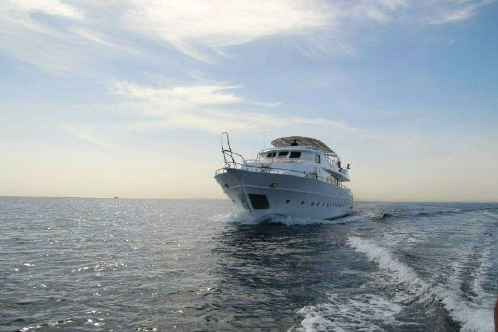 a boat in the water aboard RED SEA QUEEN Yacht for Sale