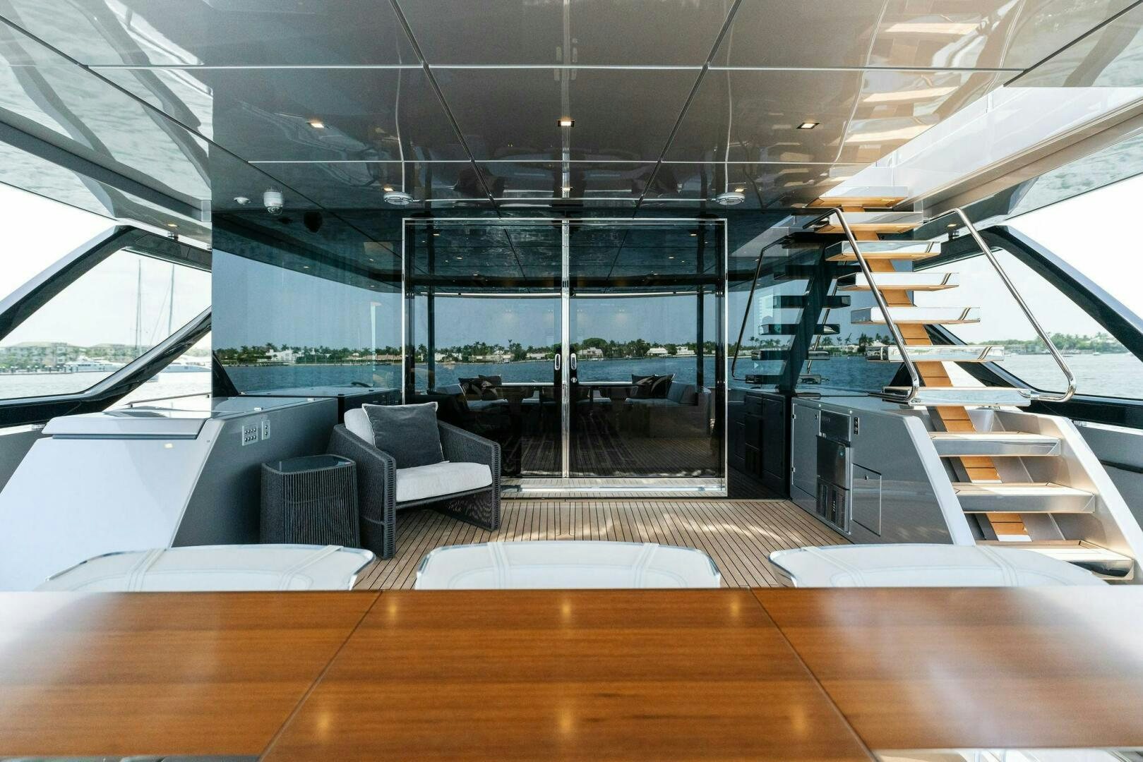 inside view of a building aboard CHOP CHOP Yacht for Sale