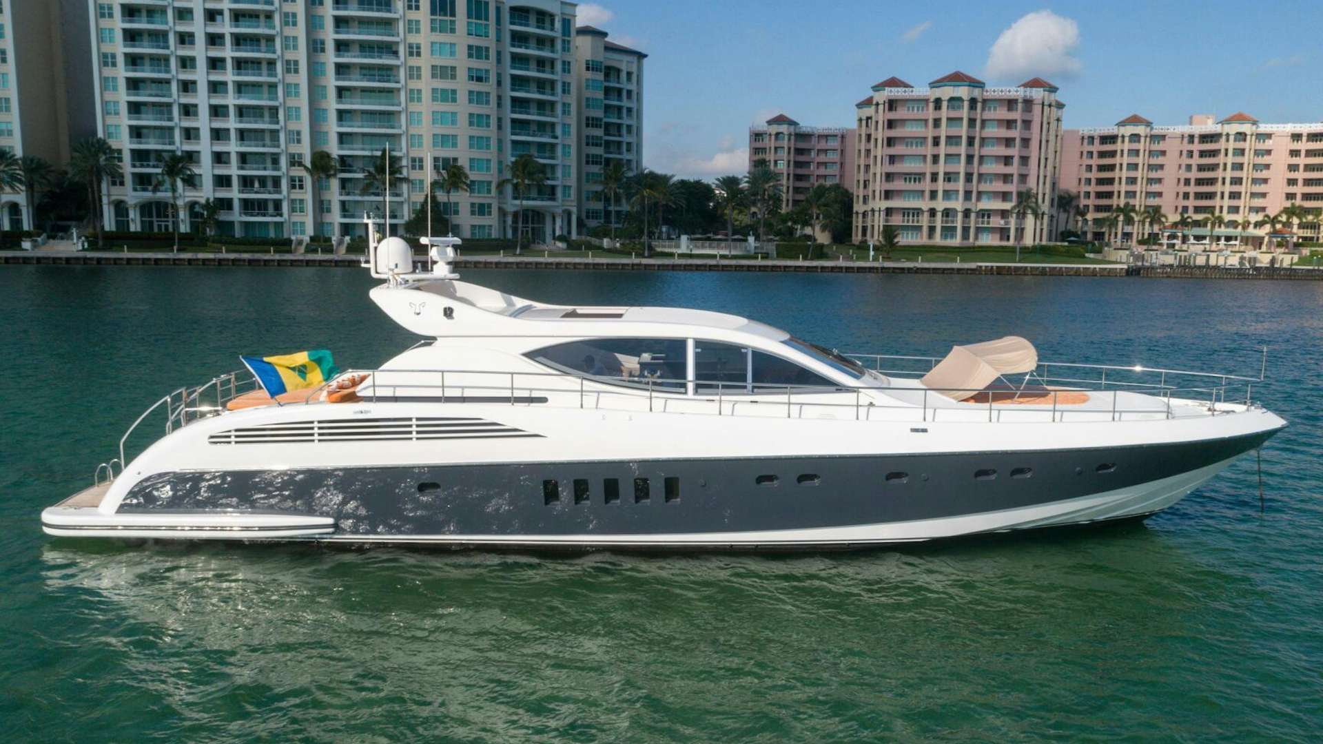 a boat in the water aboard DOLCE VITA II Yacht for Sale