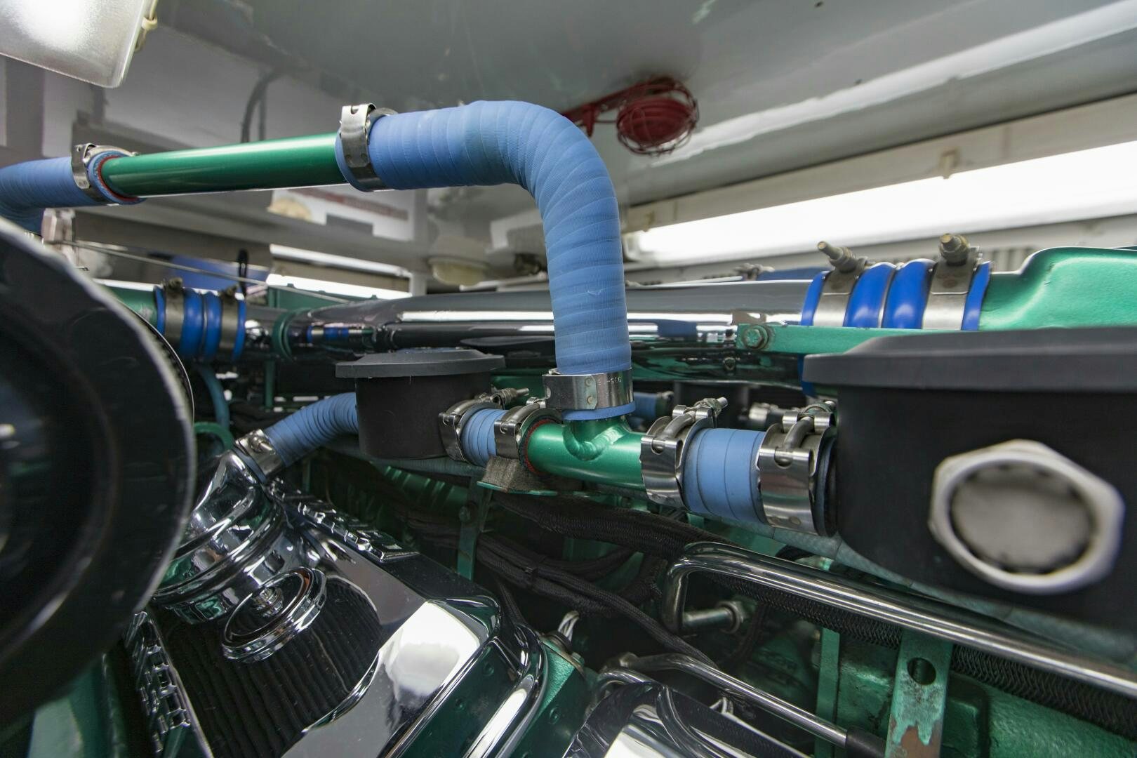 close-up of a machine aboard GOOD KARMA Yacht for Sale