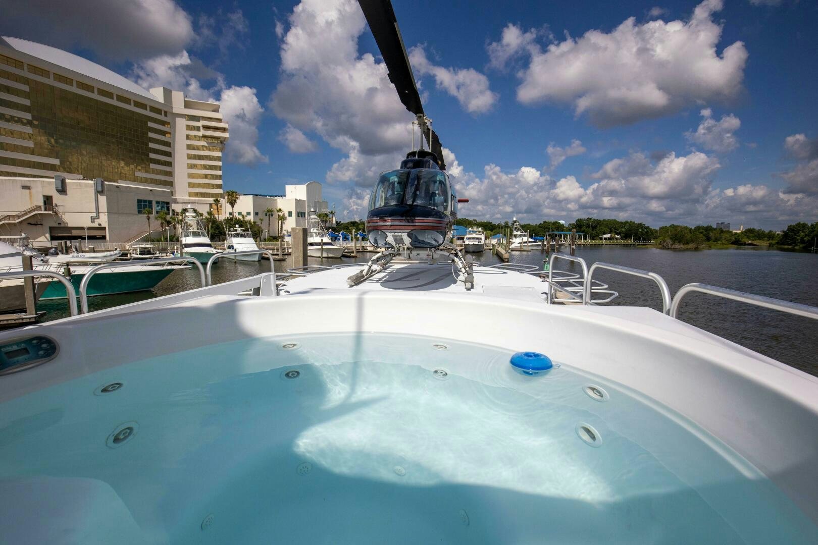 a boat on a body of water aboard LADY P Yacht for Sale