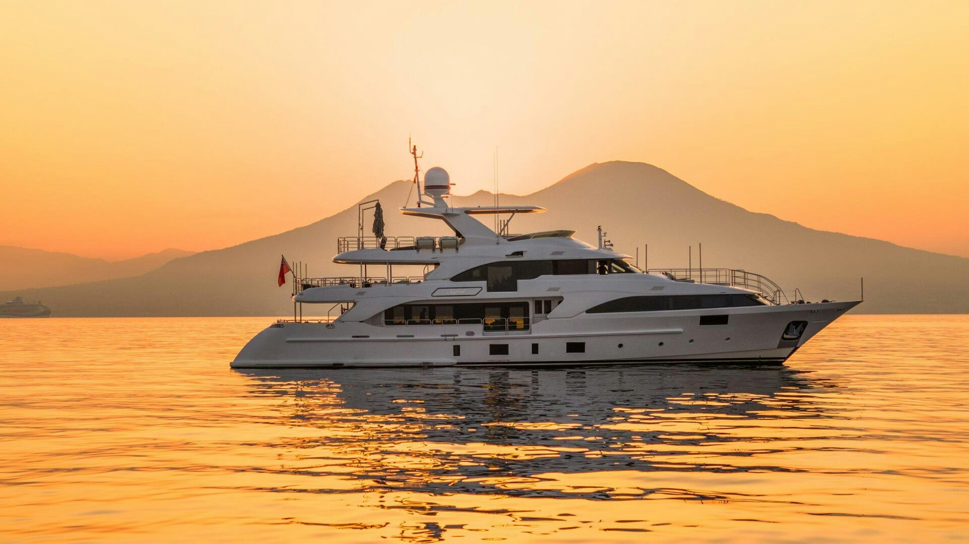a boat in the water aboard SAFAD Yacht for Sale
