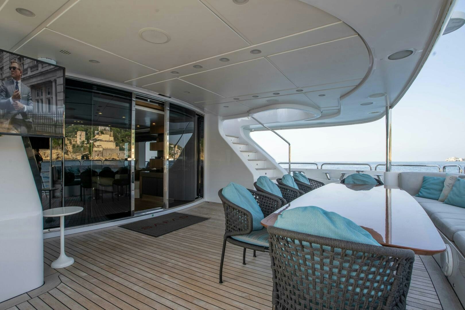inside of a boat aboard SAFAD Yacht for Sale