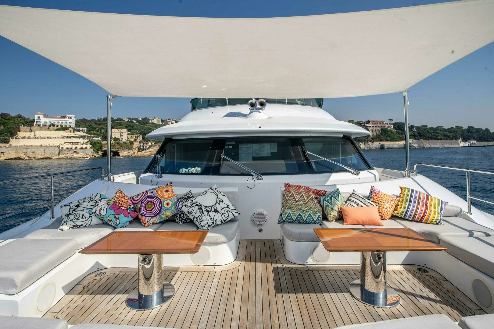a boat on a deck aboard SAFAD Yacht for Sale