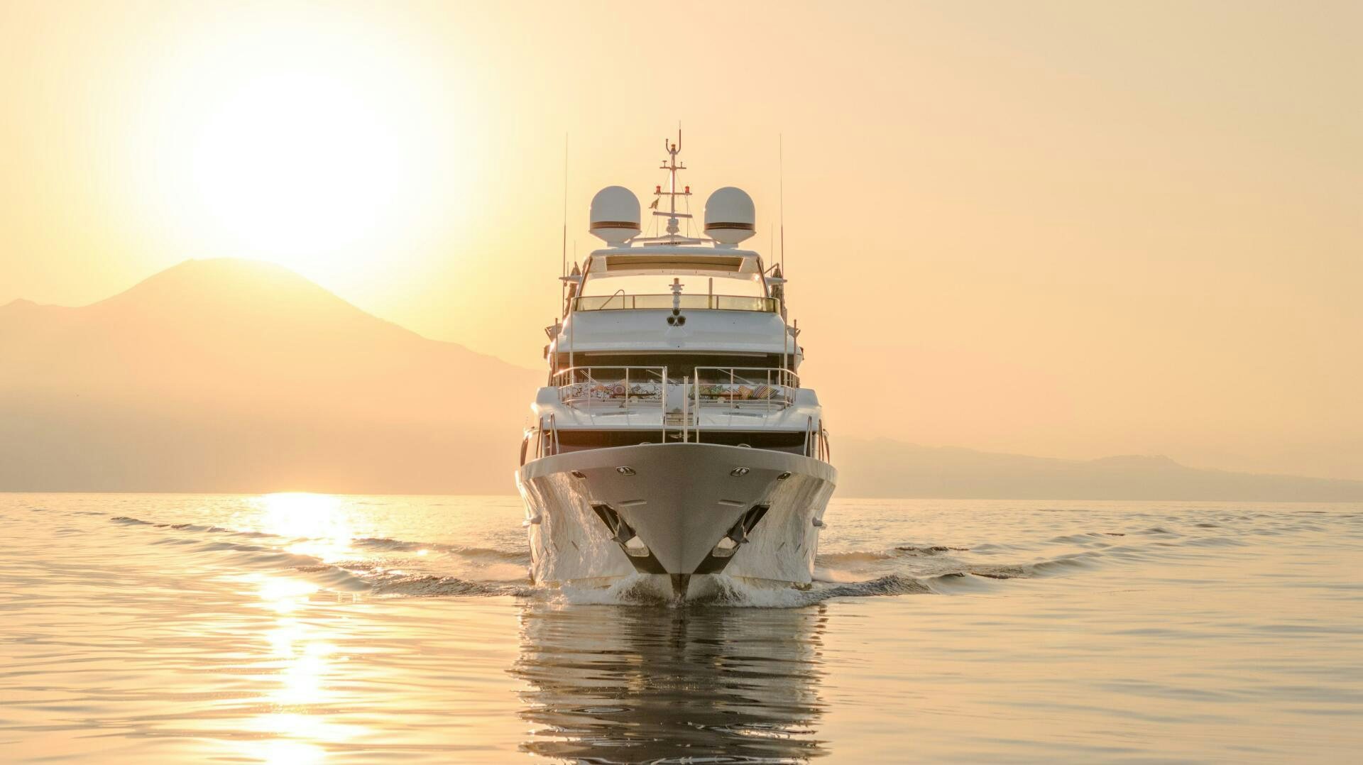a boat in the water aboard SAFAD Yacht for Sale