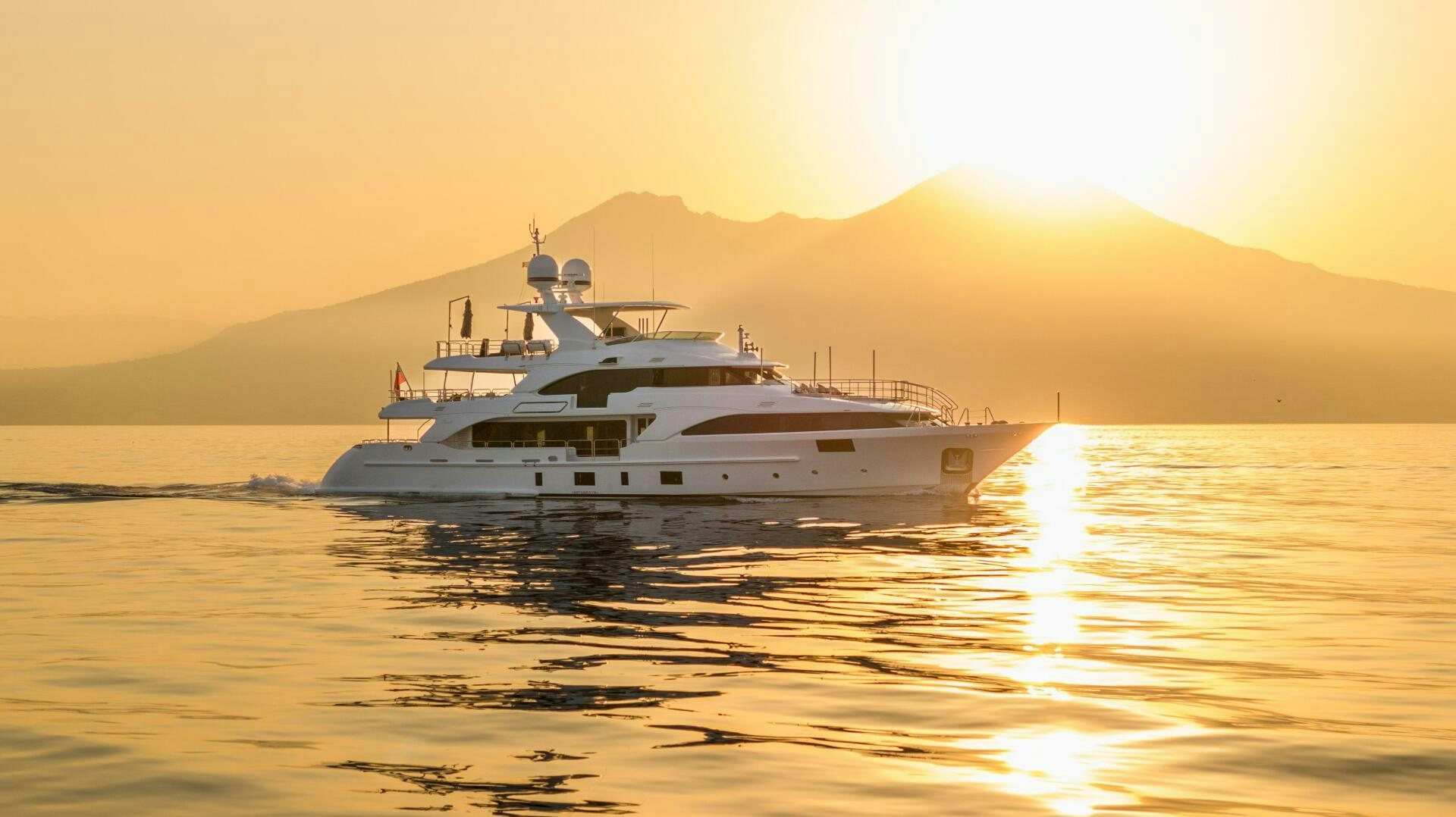 a boat in the water aboard SAFAD Yacht for Sale