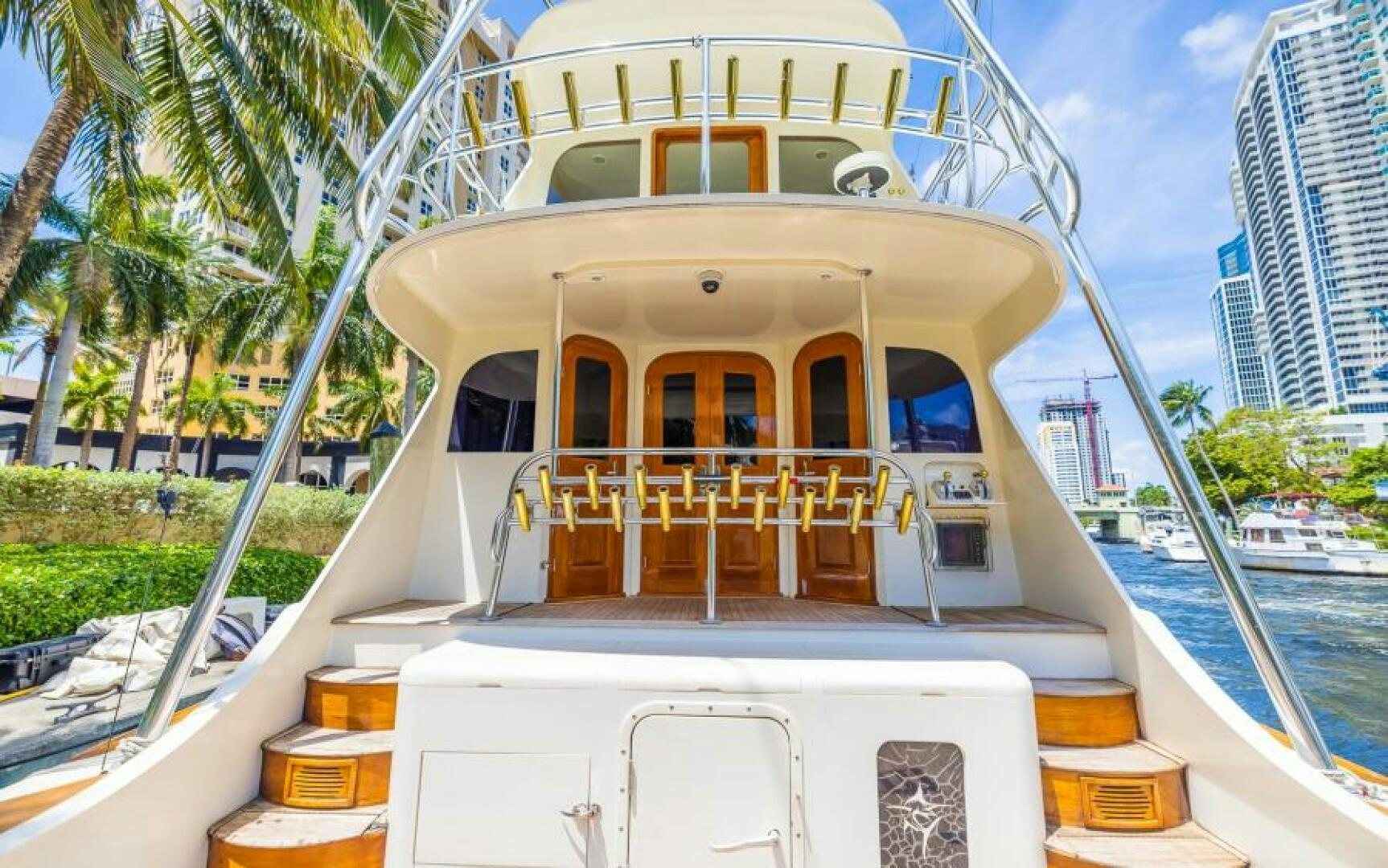 a boat on the water aboard BOOMER Yacht for Sale