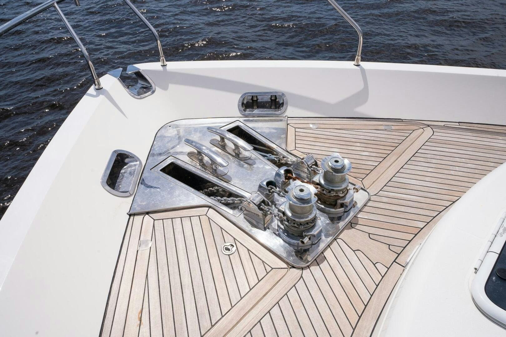 a close-up of a boat aboard NO CURFEW Yacht for Sale