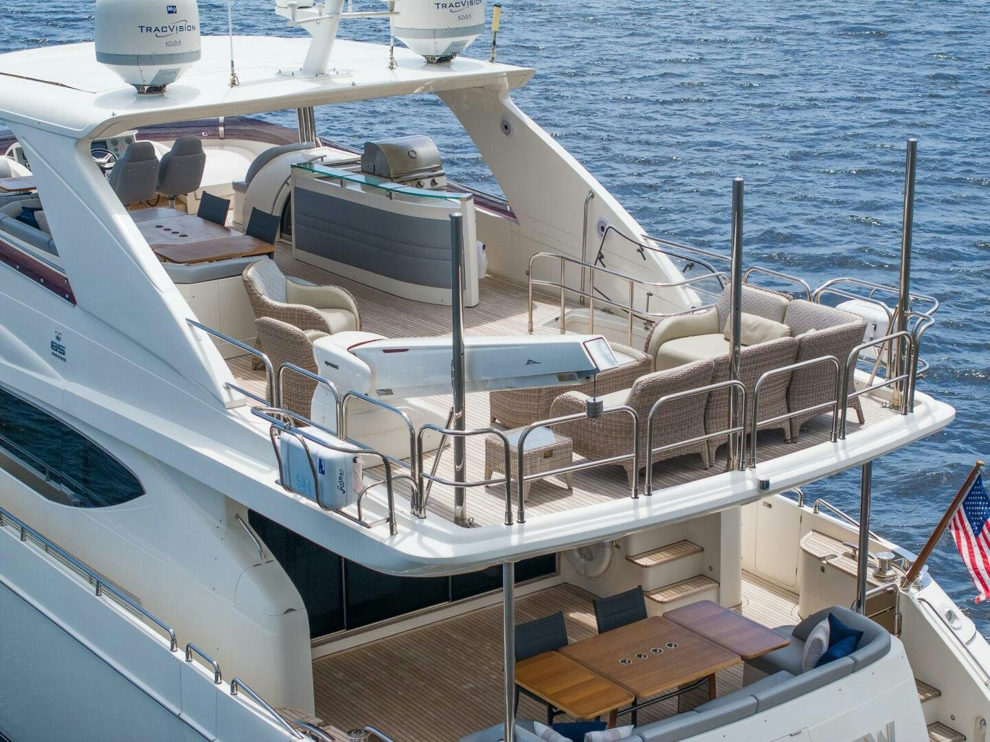 a boat on the water aboard NO CURFEW Yacht for Sale