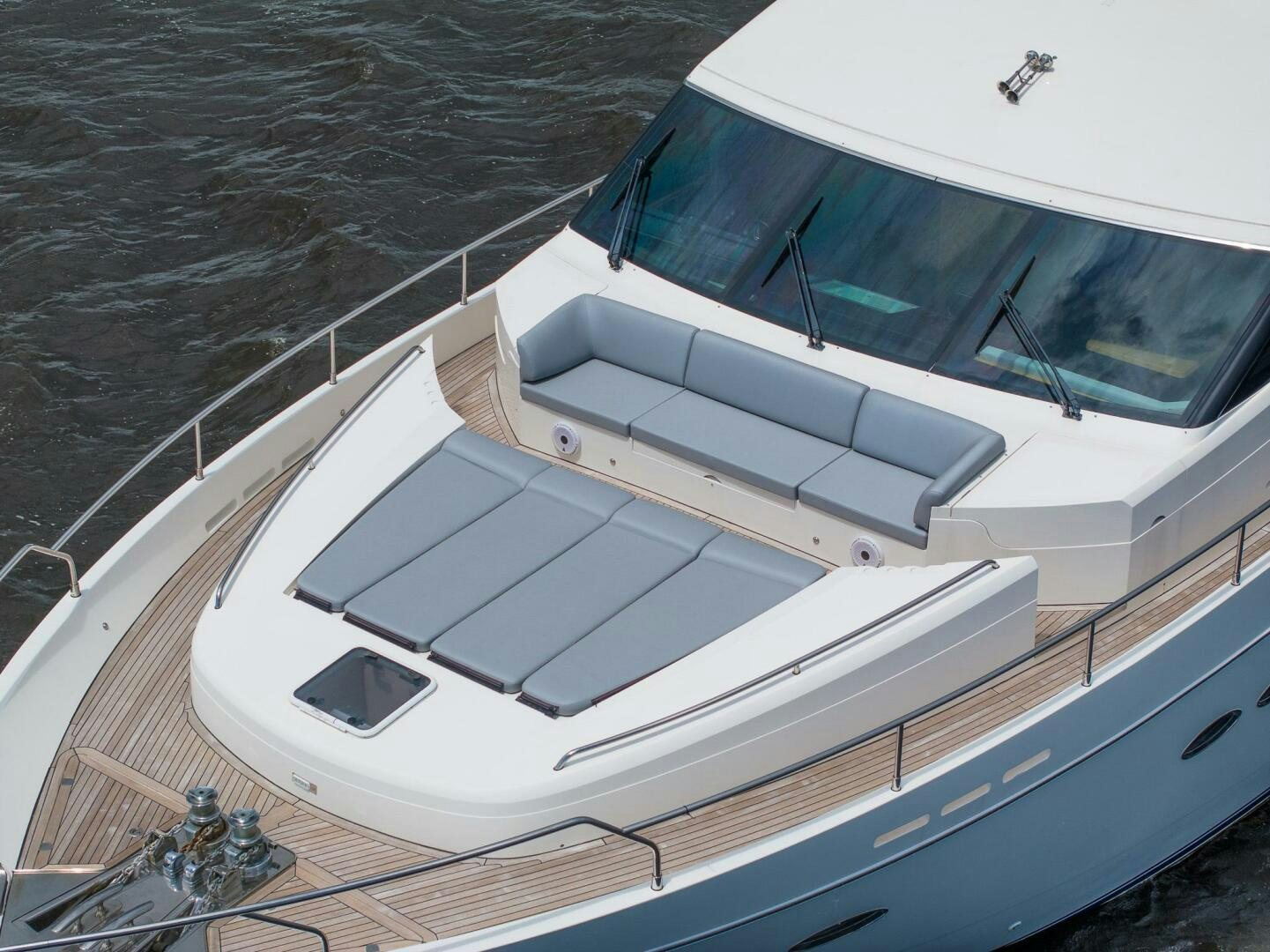 a boat on the water aboard NO CURFEW Yacht for Sale