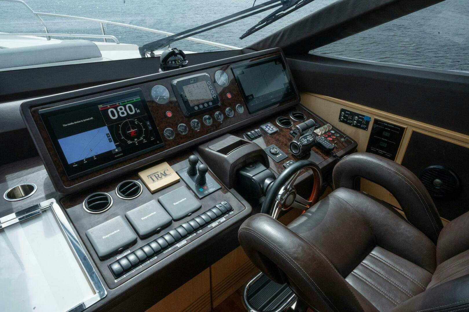 a car stereo and other electronic devices aboard NO CURFEW Yacht for Sale