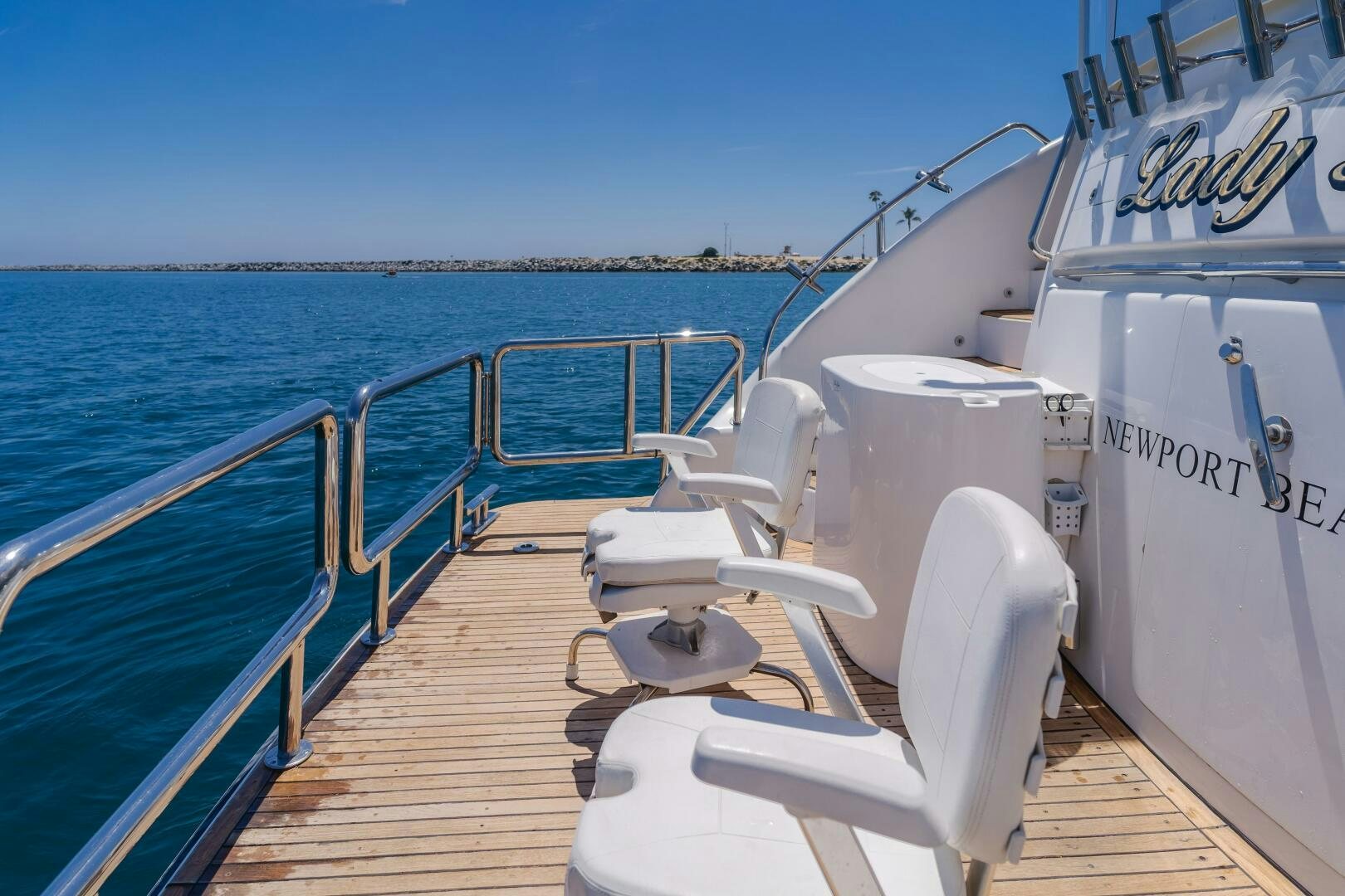 a boat on the water aboard LADY LAURA Yacht for Sale