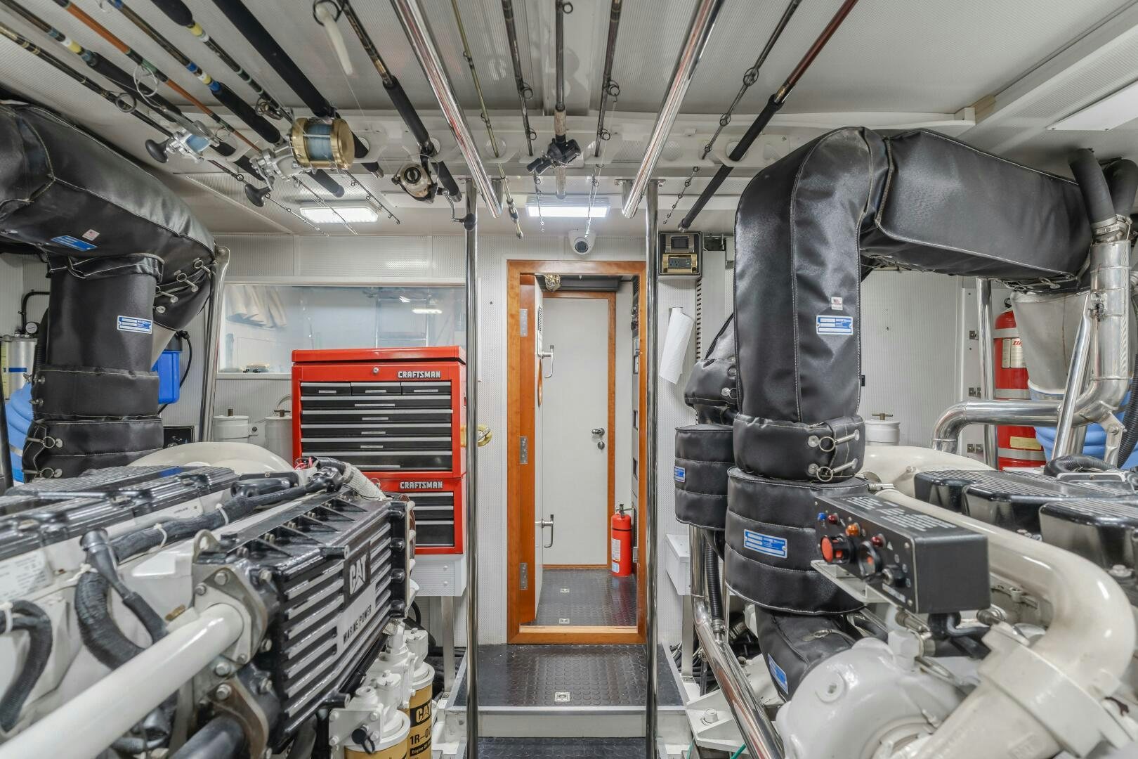 a room with machinery and equipment aboard LADY LAURA Yacht for Sale