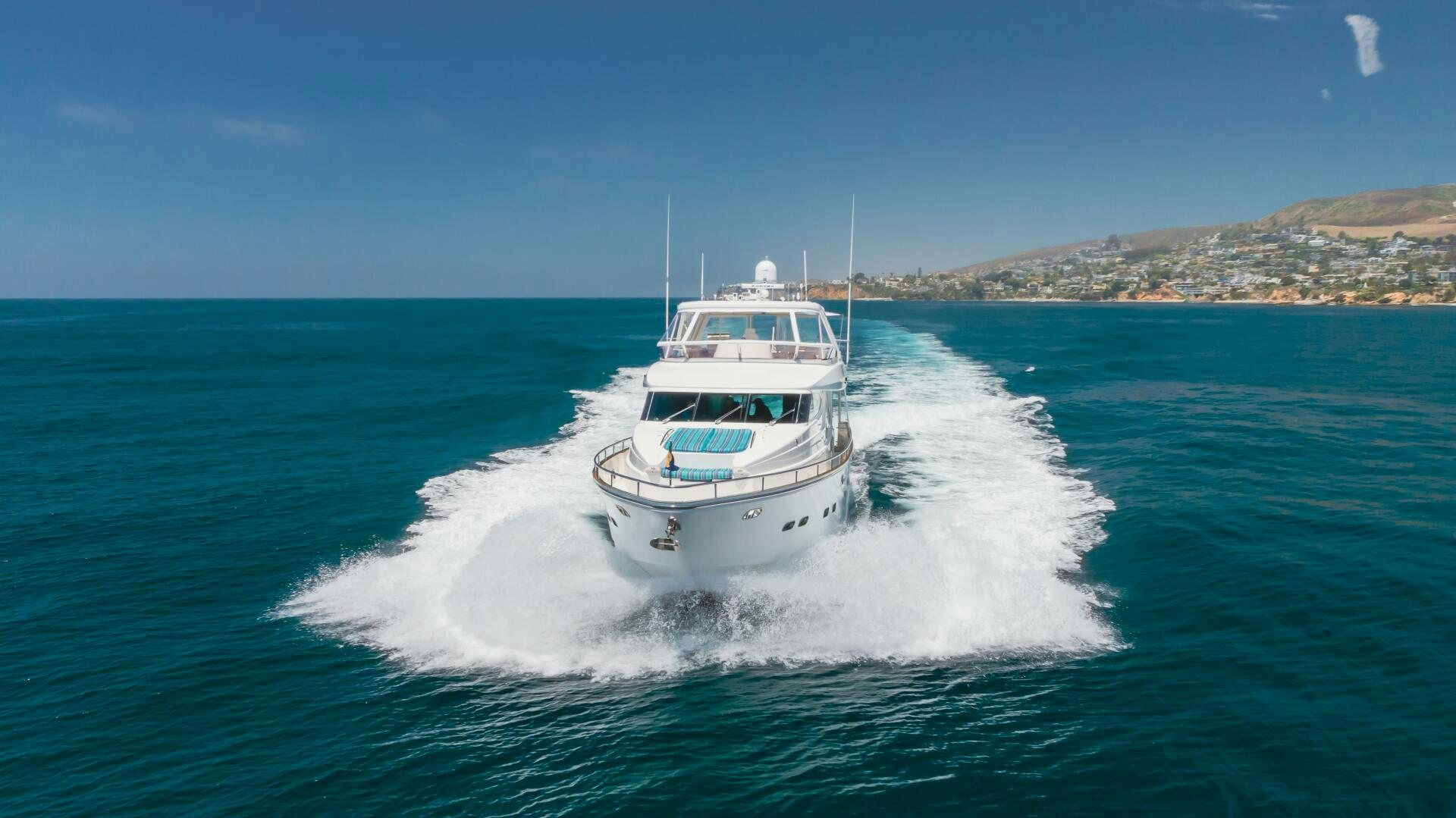 a boat on the water aboard LADY LAURA Yacht for Sale