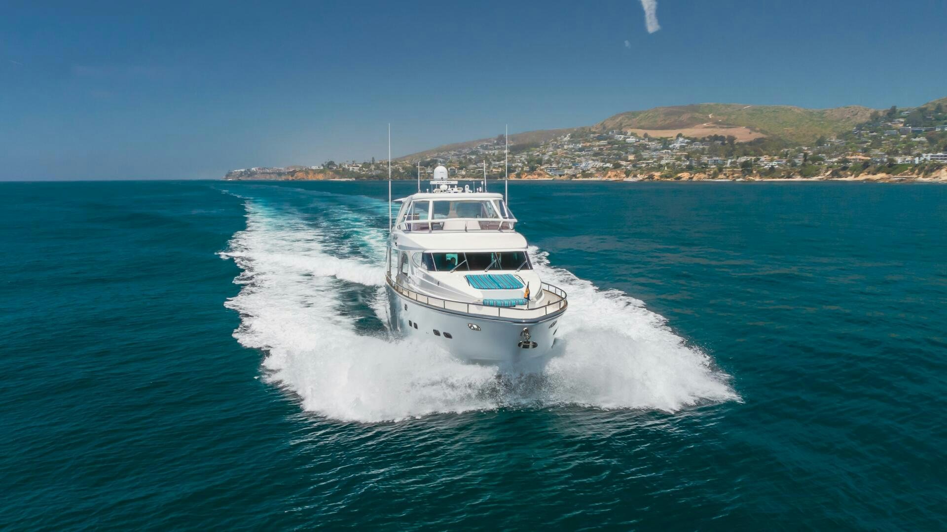 a boat on the water aboard LADY LAURA Yacht for Sale