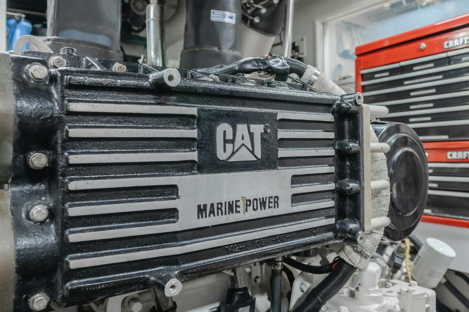 a close-up of a machine aboard LADY LAURA Yacht for Sale