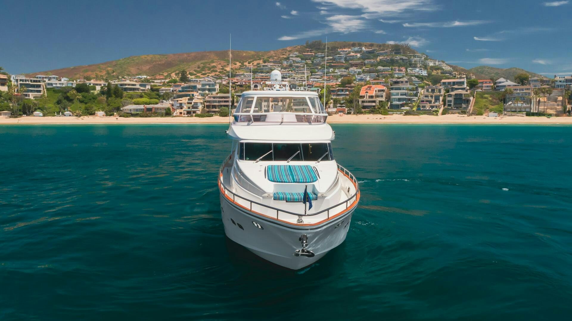 a boat in the water aboard LADY LAURA Yacht for Sale
