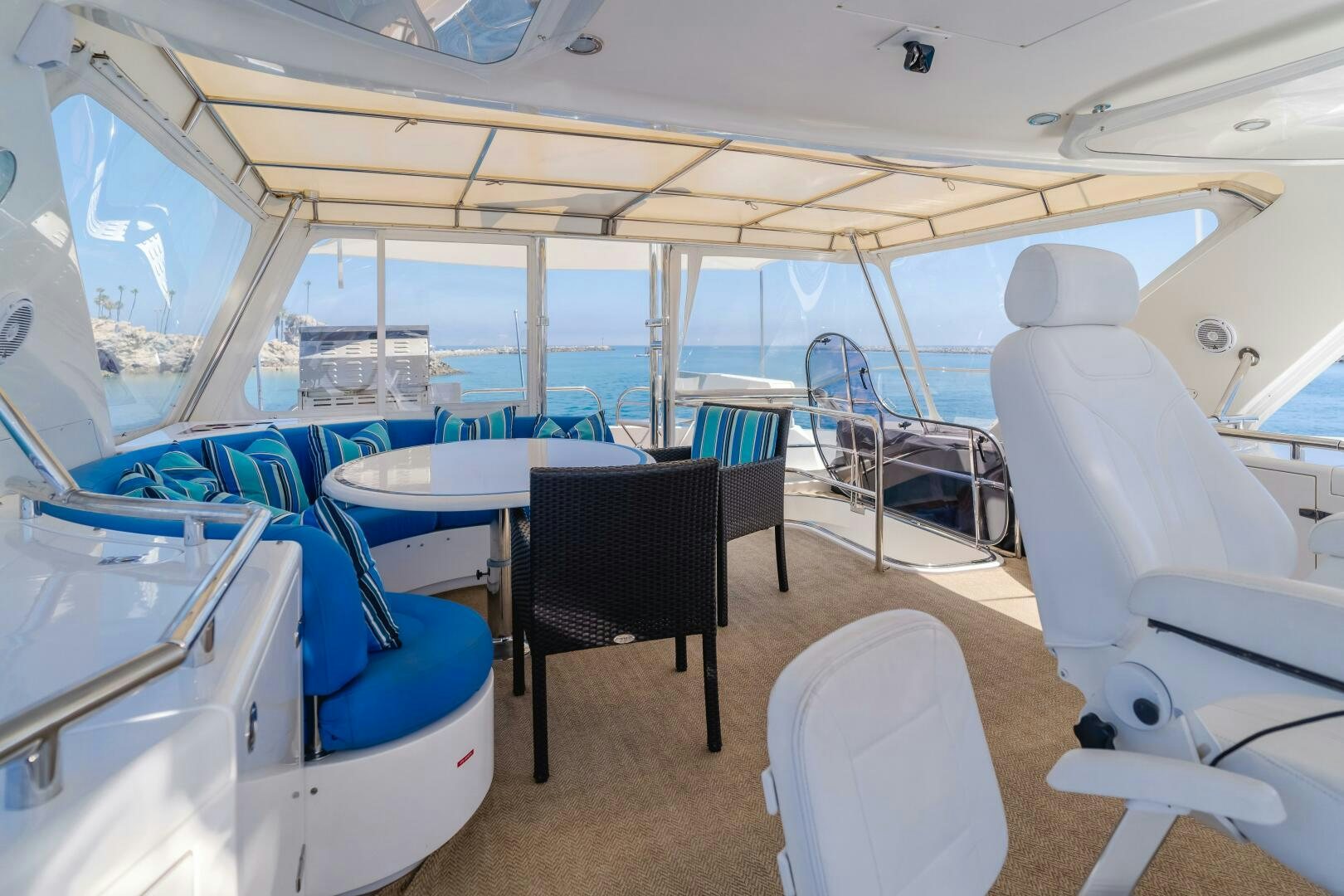 inside of a boat aboard LADY LAURA Yacht for Sale
