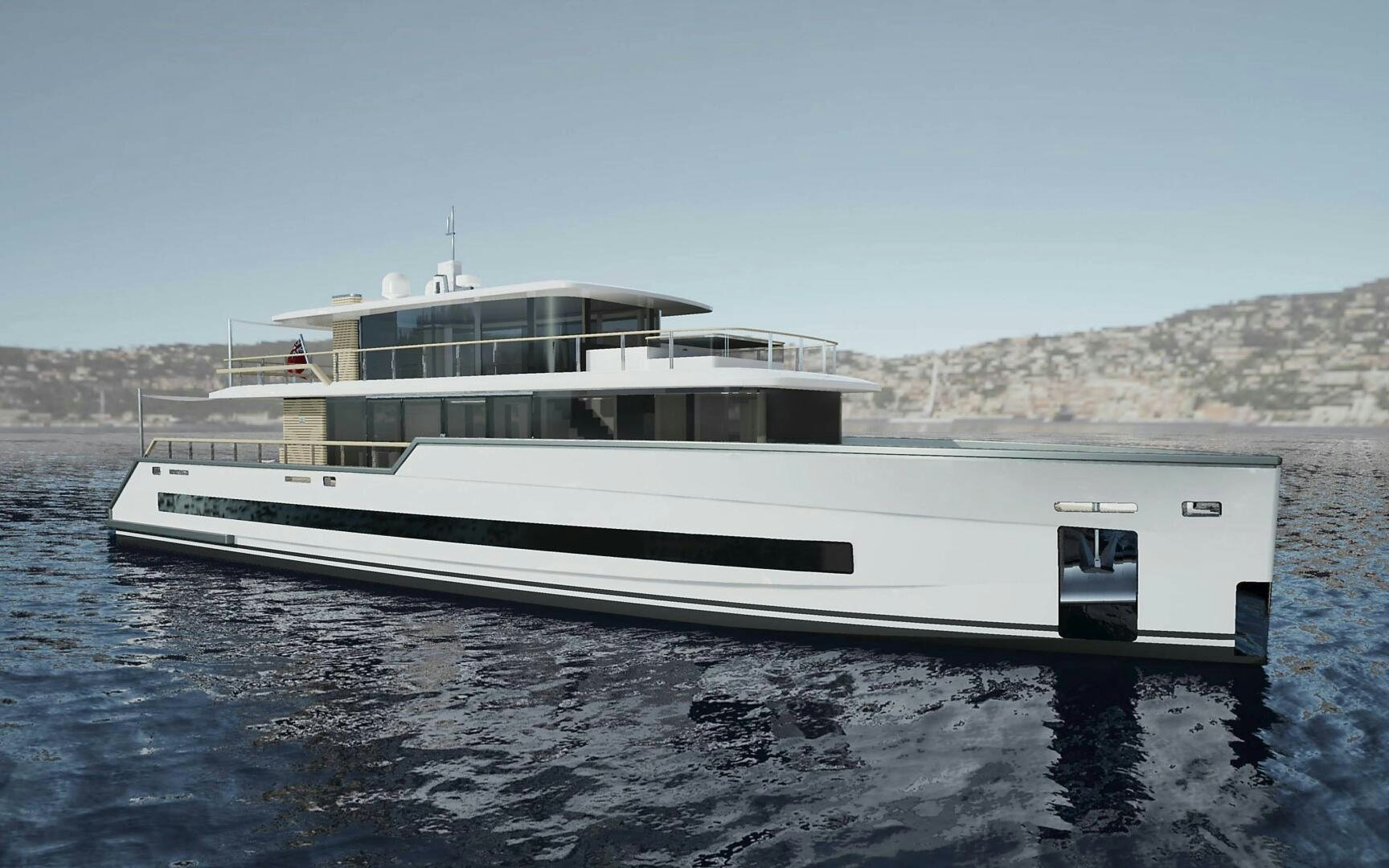 a boat in the water aboard PROJECT ABACOS Yacht for Sale