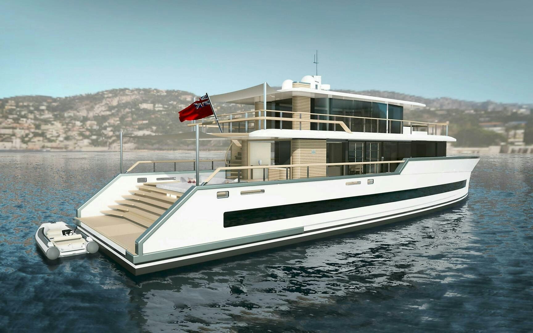 a boat on the water aboard PROJECT ABACOS Yacht for Sale