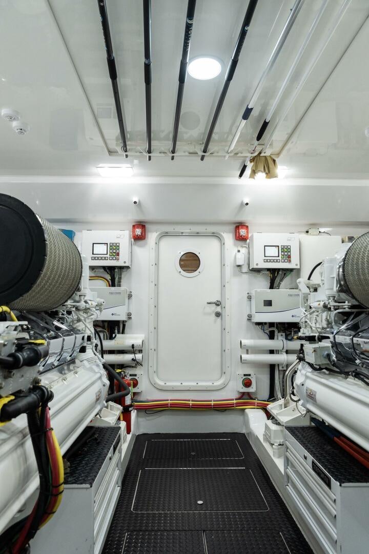 inside of a vehicle aboard SOLONIAN Yacht for Sale