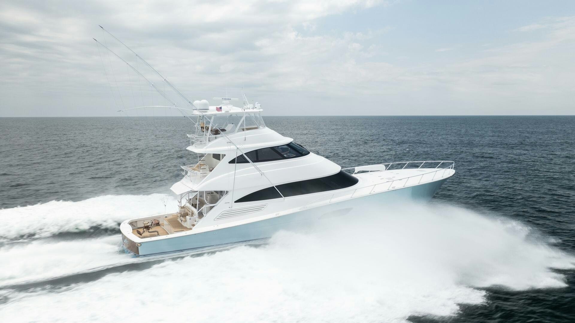 a boat on the water aboard SOLONIAN Yacht for Sale