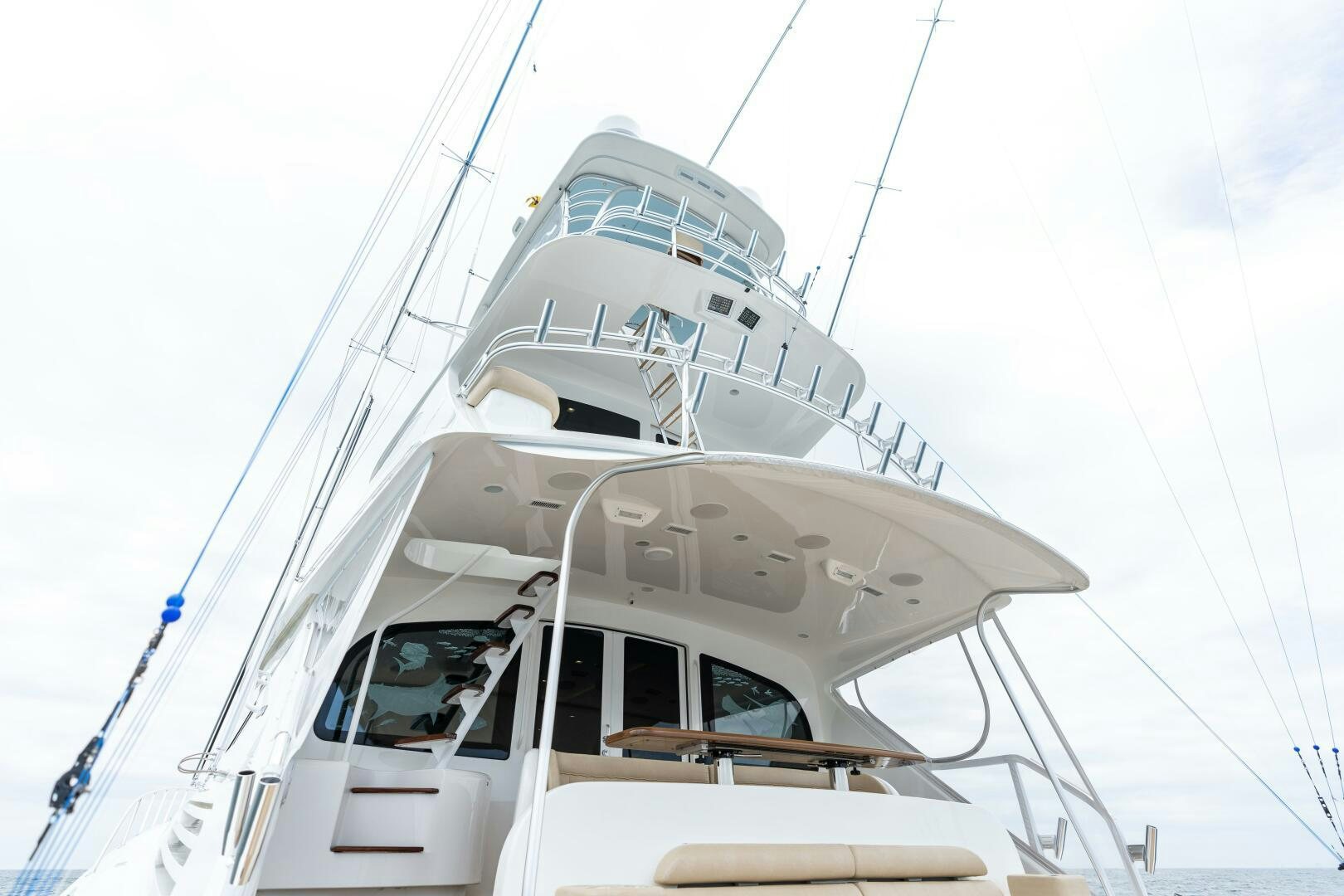 a white boat with a white sail aboard SOLONIAN Yacht for Sale