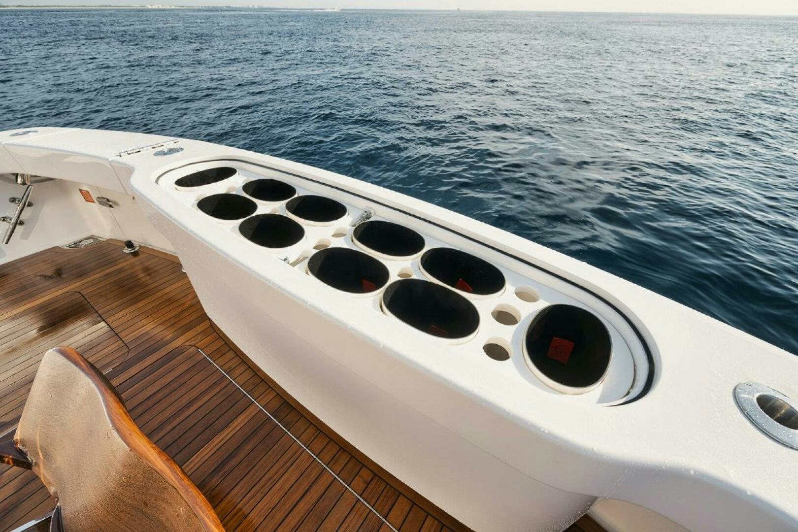 a boat on the water aboard WHY KNOT Yacht for Sale