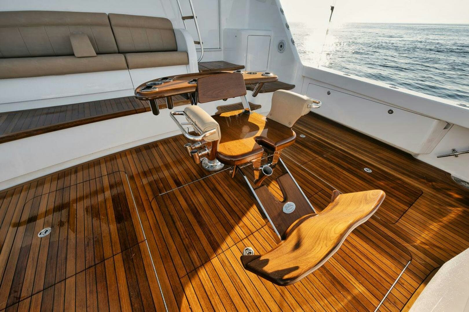 a boat on the water aboard WHY KNOT Yacht for Sale
