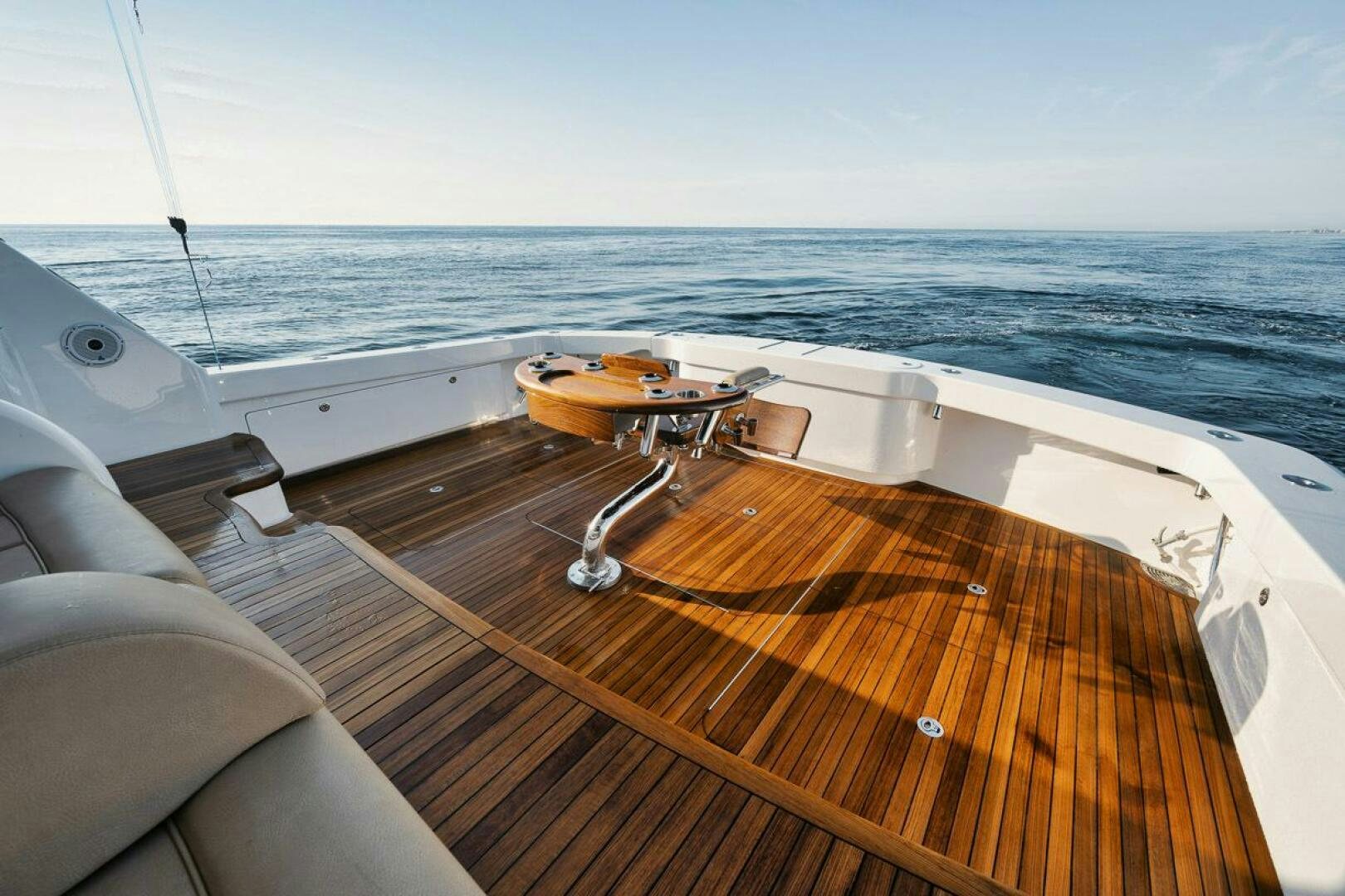 a boat on the water aboard WHY KNOT Yacht for Sale