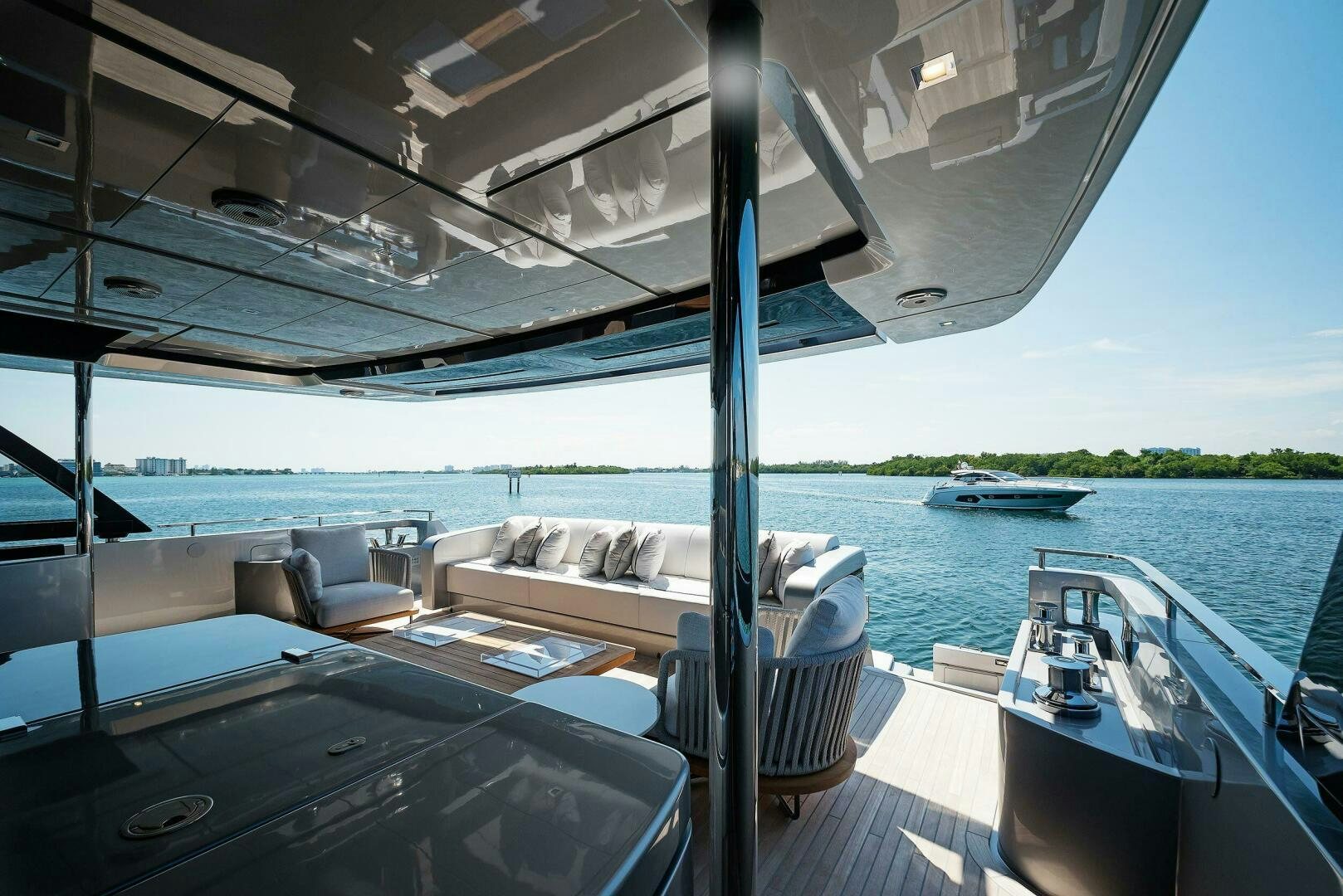 a boat on the water aboard ALEGRA Yacht for Sale