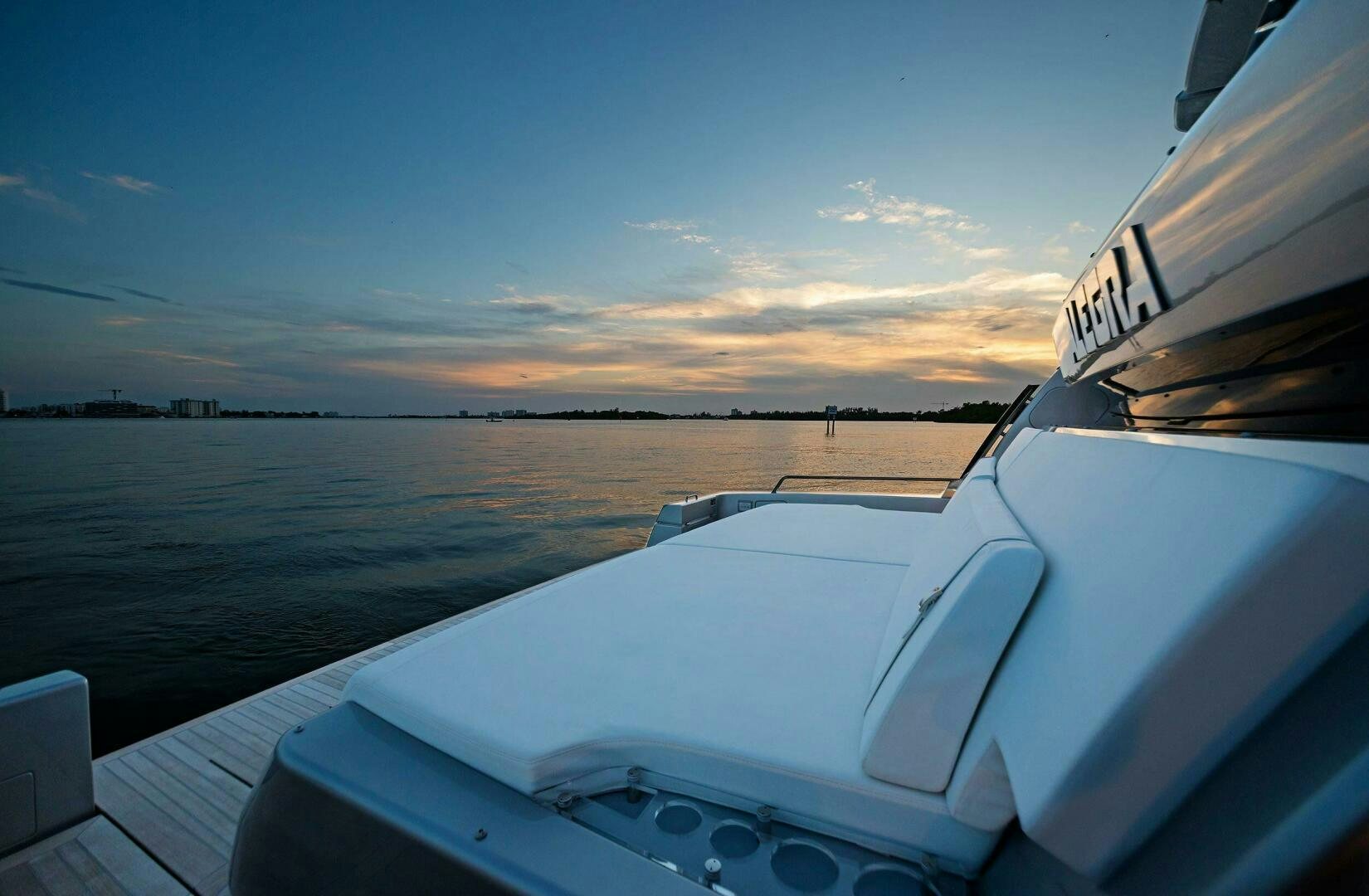 a boat on the water aboard ALEGRA Yacht for Sale