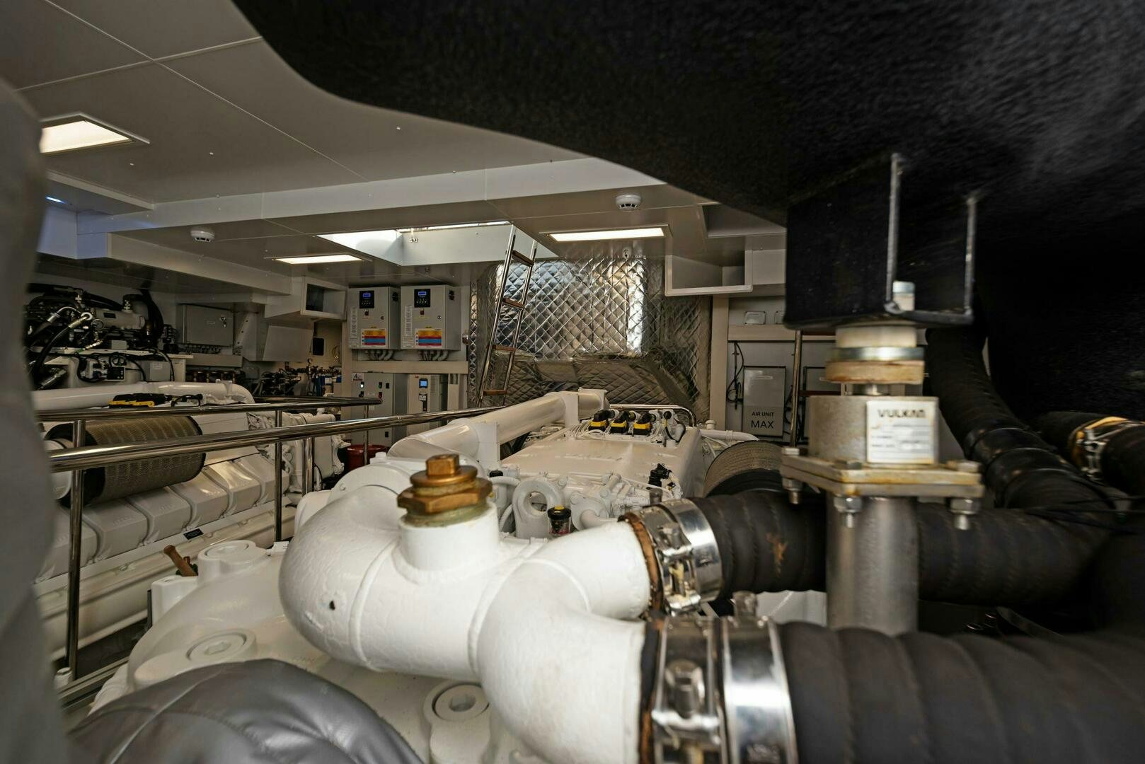 a factory with machinery aboard ALEGRA Yacht for Sale