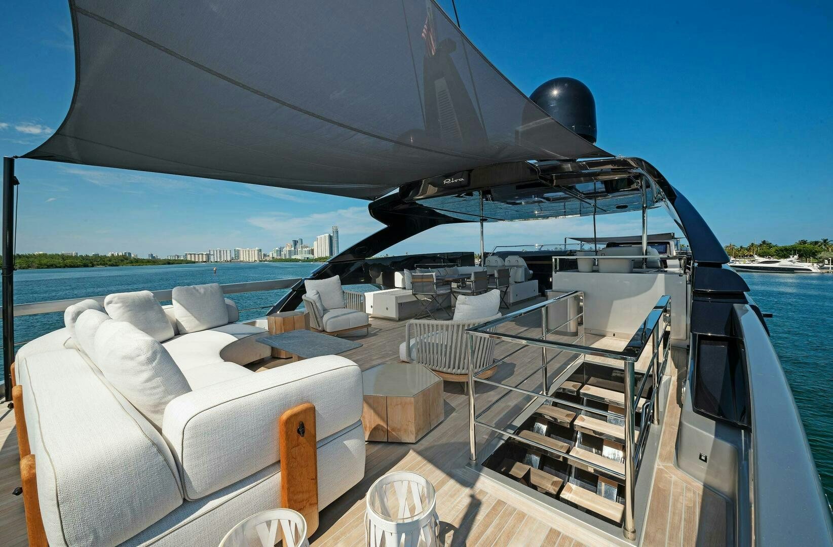 a boat on the water aboard ALEGRA Yacht for Sale