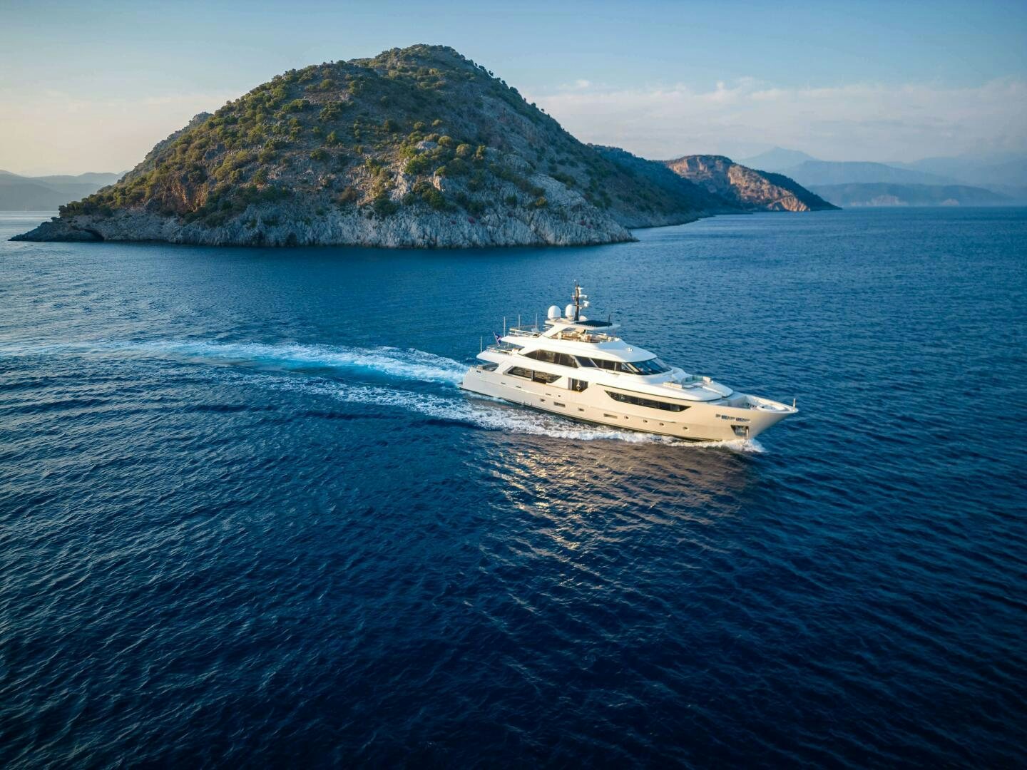 a boat on the water aboard GLORY Yacht for Sale