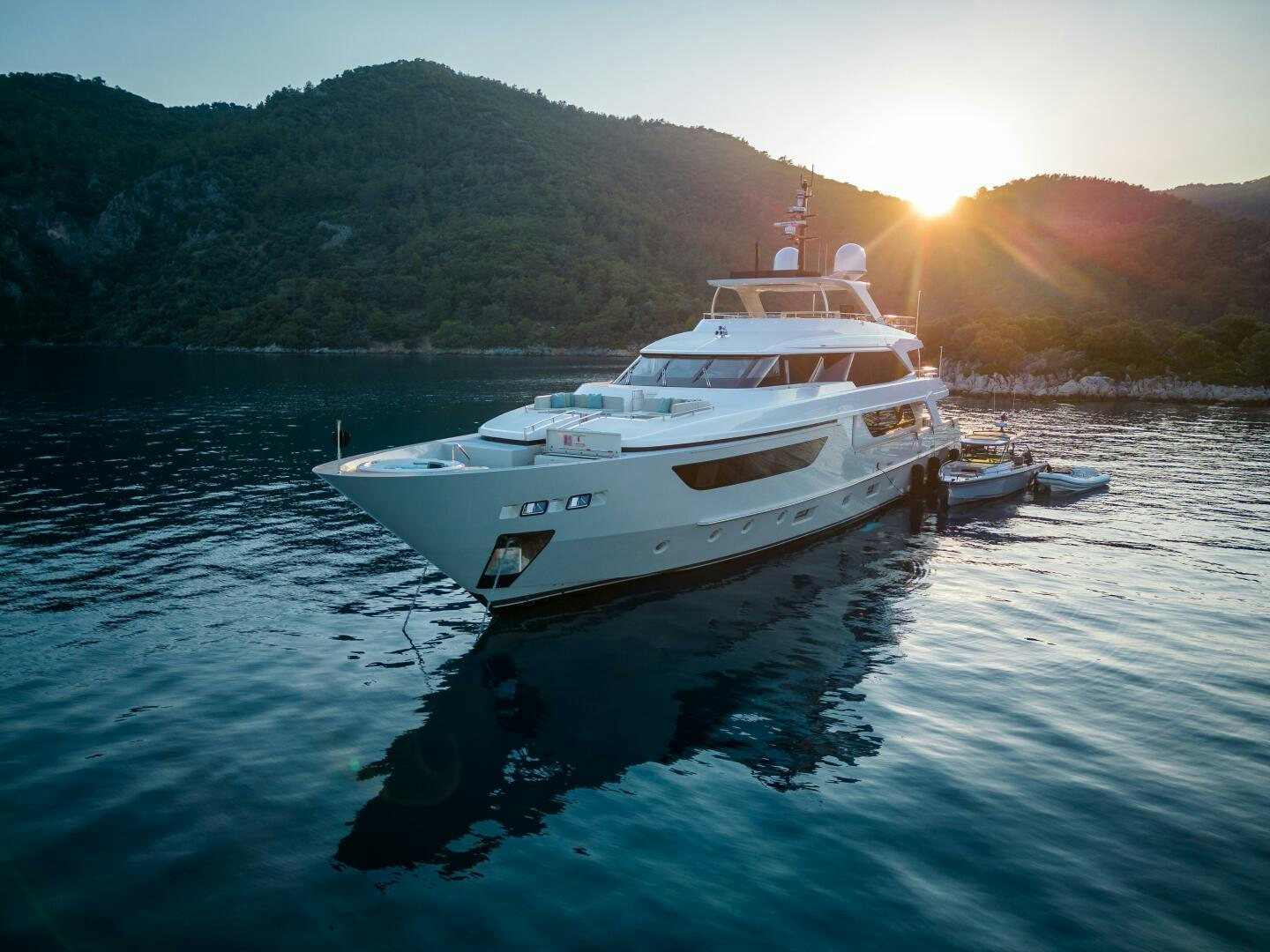 a boat on the water aboard GLORY Yacht for Sale
