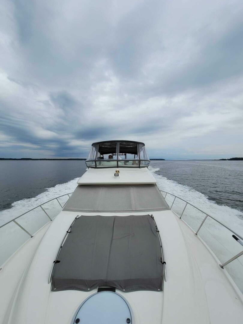 a boat on a snowy road aboard BIGG FIGG II Yacht for Sale