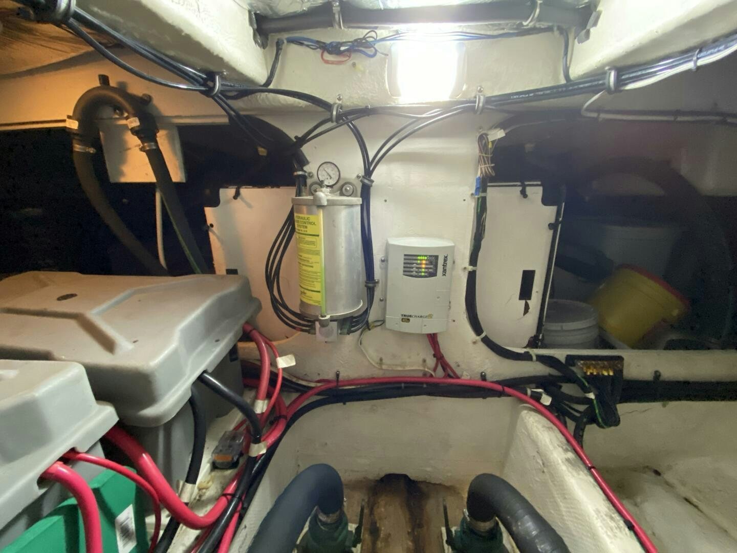 inside of a car aboard BIGG FIGG II Yacht for Sale