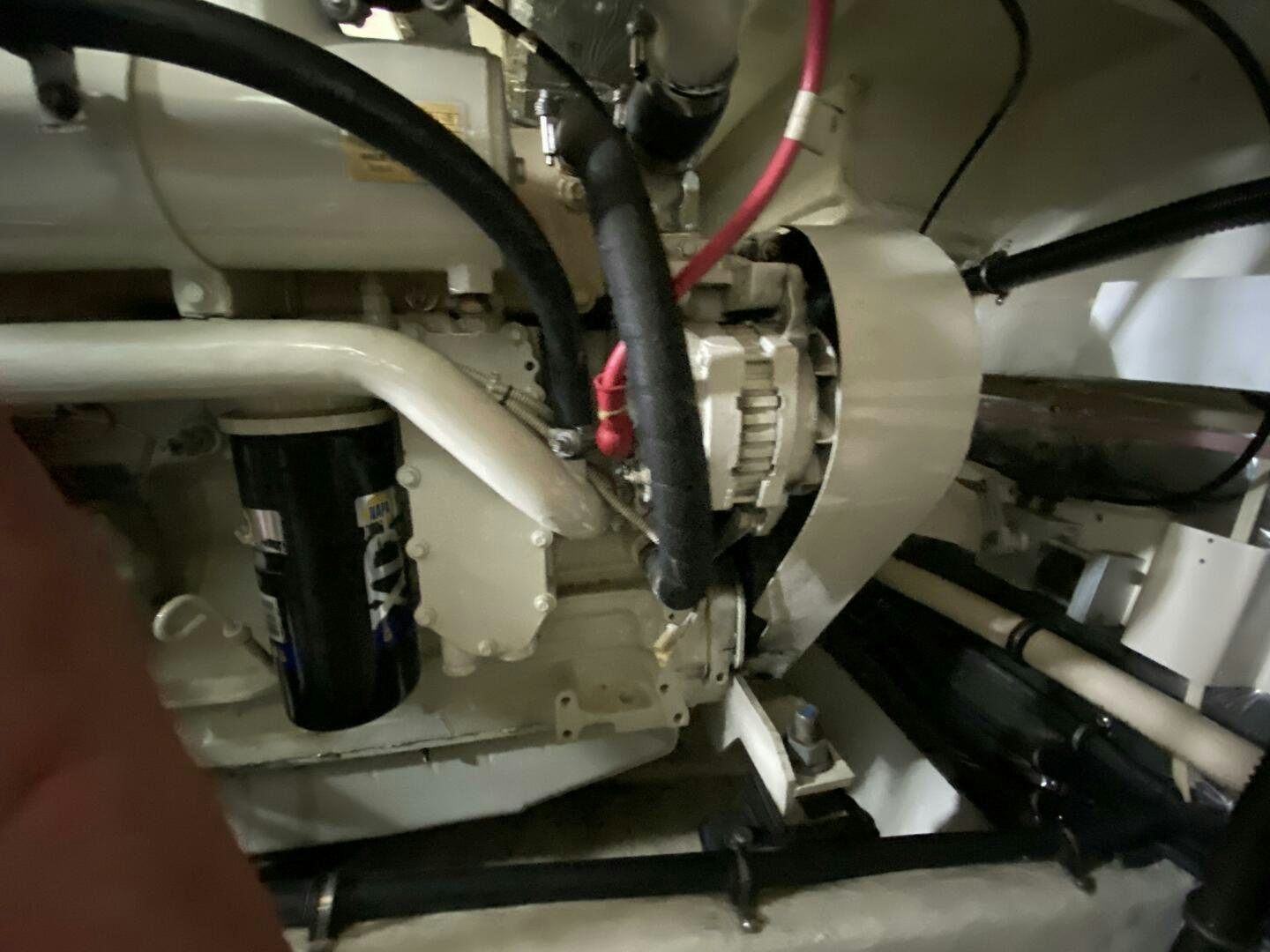 a close-up of a machine aboard BIGG FIGG II Yacht for Sale