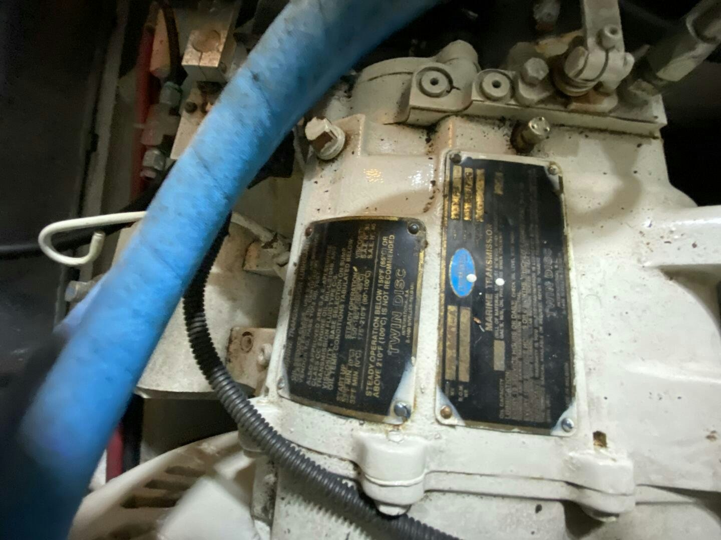 a close-up of a machine aboard BIGG FIGG II Yacht for Sale