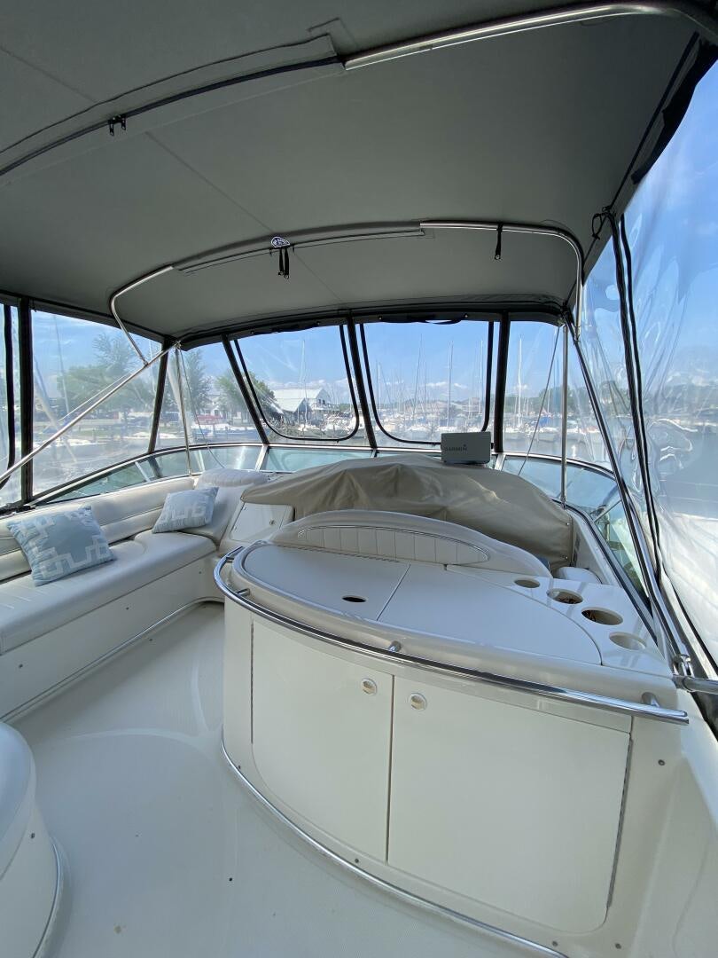 inside of a car aboard BIGG FIGG II Yacht for Sale