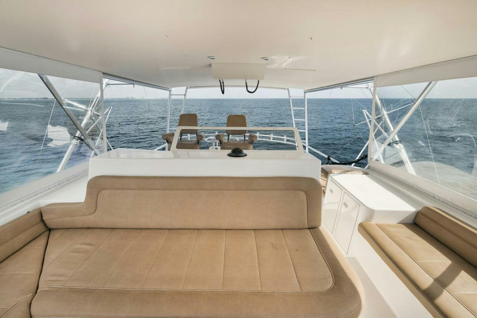 a boat on the water aboard UNCONQUERED Yacht for Sale