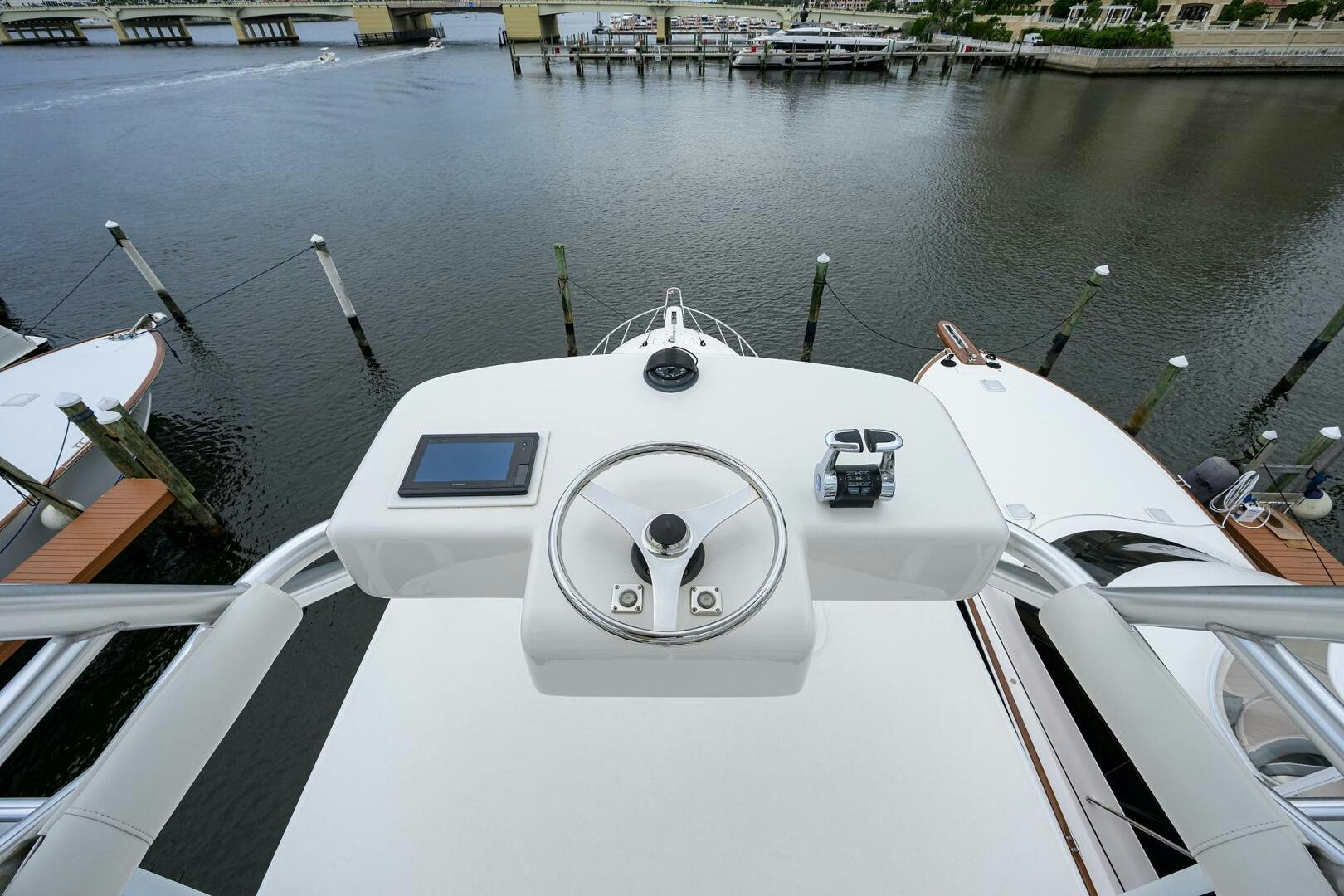 a boat on the water aboard GOIN DEEP Yacht for Sale