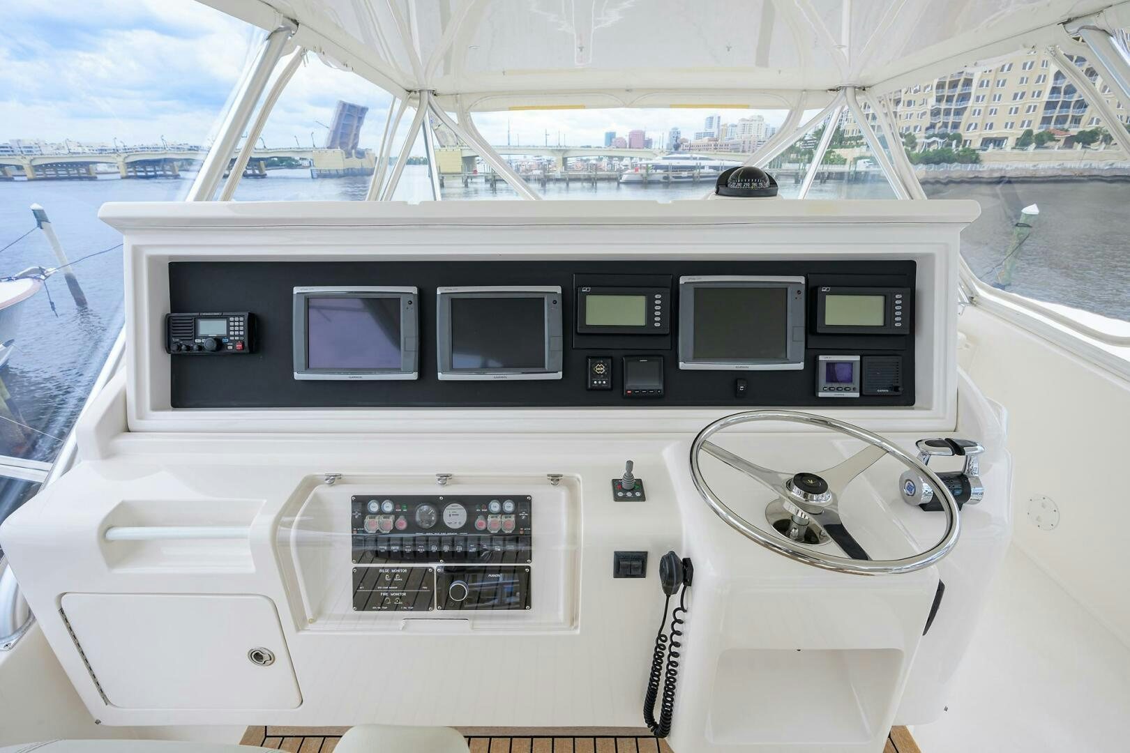 the inside of a boat aboard GOIN DEEP Yacht for Sale