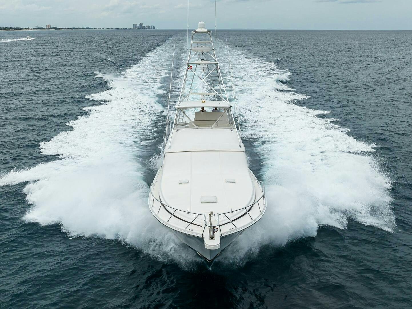 a boat on the water aboard GOIN DEEP Yacht for Sale