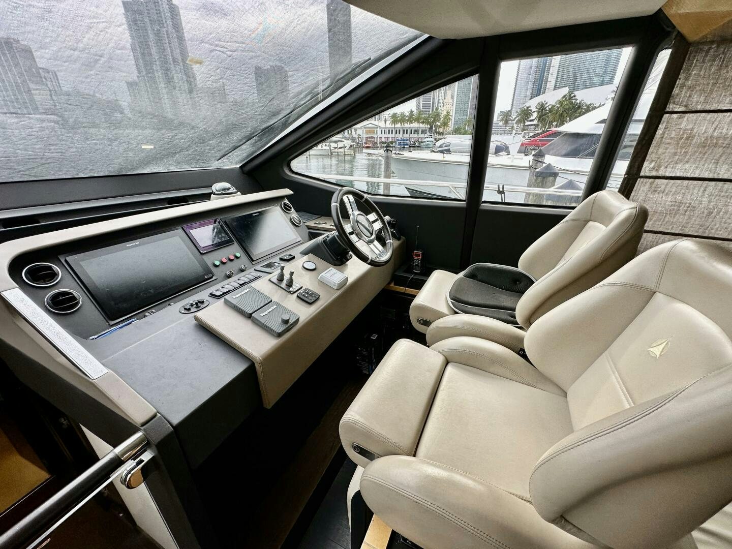 inside of a car aboard HOME WRECKER Yacht for Sale